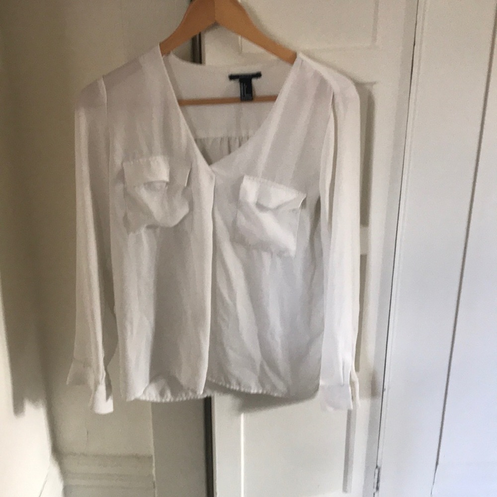 White blouse work attire